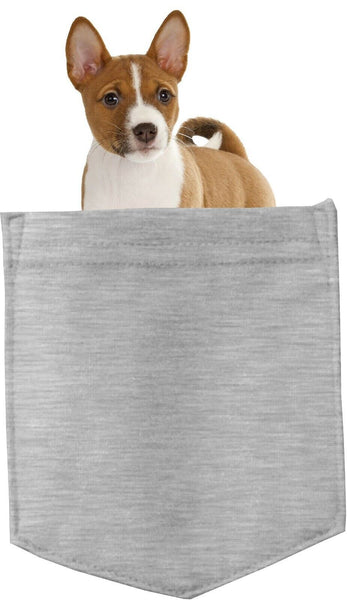 Basenji Dog in pocket Fridge Car Magnet Bumper Sticker App size 4"x7"