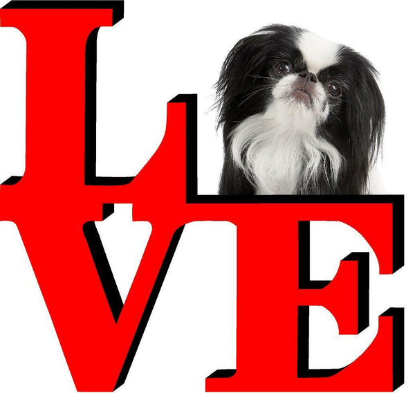 Japanese Chin Dog Love Park Dog Fridge Refrigerator Car Magnet