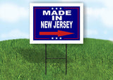 NEW JERSEY MADE IN RIGHT ARROW Yard Sign w Stand LAWN SIGN Single