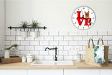 Silky Terrier Cute Puppy Dog kitchen living room Wall Clock