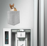 Basenji Dog in pocket Fridge Car Magnet Bumper Sticker App size 4"x7"