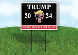 TRUMP PUNISHER MAKE LIBERALS CRY AGAIN Yard Sign Road with Stand LAWN SIGN