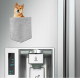 Shiba Inu Dog in pocket Fridge Car Magnet Bumper Sticker App size 4"x7"