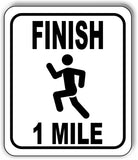 Finish Line 1 mile Running Race 5k Marathon Metal Aluminum Composite Sign
