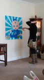 Pin the Pacifier on the Baby Boy Shower Game Party Accessory