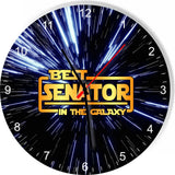 Best Senator in the Star Galaxy Wars Space Kitchen Living room Wall Clock
