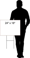 DANGER ELECTRIC FENCE Plastic Yard Sign ROAD SIGN with Stand