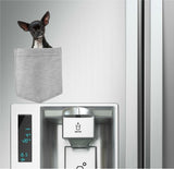 Chihuahua Dog in pocket Fridge Car Magnet Bumper Sticker App size 4"x7"
