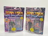 Lot of 2 1993 StarTrek Deep Space Nine Action Figures Gul Dukat Benjamin Sisko