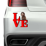 Labradoodle Dog Love Park Dog Fridge Refrigerator Car Magnet