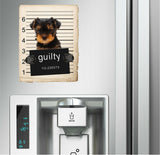 Yorkshire Terrier Mugshot Bad Dog Fridge refrigerator Car Magnet