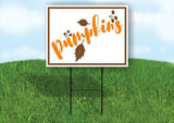 PUMPKINS Yard Sign with Stand LAWN SIGN