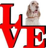 English Setter  Dog Love Park Dog Fridge Refrigerator Car Magnet