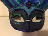 BLUE MYSTIQUE MASK ~ NEW