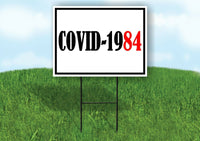 COV 1984 BLACK BORDER Yard Sign with Stand LAWN SIGN