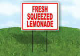 Fresh Squeezed Lemonade Yard Sign ROAD SIGN with Stand LAWN POSTER