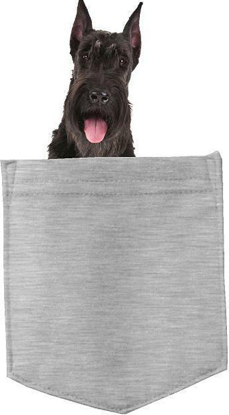 Giant Schnauzer Dog in pocket Fridge Car Magnet Bumper Sticker App size 4"x7"