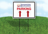 Redeermer parking up ARROW Yard Sign with Stand LAWN SIGN