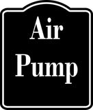Air Pump BLACK Aluminum Composite Sign