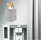 Corgi Dog in pocket Fridge Car Magnet Bumper Sticker App size 4"x7"