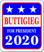 BUTTIGIEG FOR PRESIDENT 2020 Metal Aluminum composite sign
