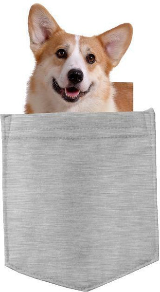 Pembroke Welsh Corgi in  pocket Fridge Car Magnet Bumper Sticker App size 4"x7"