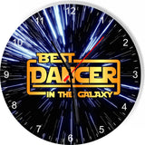Best Dancer in the Star Galaxy Wars Space Kitchen Living room Wall Clock