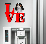 Cavalier King Charles Spaniel Dog Love Park Dog Fridge Refrigerator Car Magnet