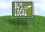 BUY LOCAL TENNESSSEE GREEN Yard Sign with Stand LAWN SIGN