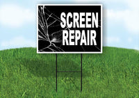 SCREEN REPAIR Yard Sign Road with Stand LAWN SIGN