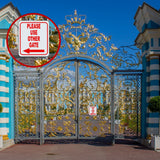 Please use other gate Left Arrow Aluminum Composite Sign