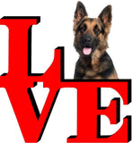 German Shepard Dog Love Park Dog Fridge Refrigerator Car Magnet