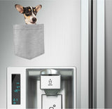 Rat Terrier Dog in pocket Fridge Car Magnet Bumper Sticker App size 4"x7"