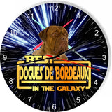 Best Dogues De Bordeaux Dog Galaxy Wars Space Star Kitchen Livingroom Wall Clock