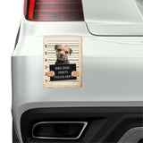Border Terrier Mugshot Bad Dog Fridge refrigerator Car Magnet