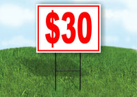 30 DOLLAR SALE Yard Sign Road with Stand LAWN SIGN