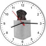 Bouviers Des Flandre In Your Pocket Puppy Dog kitchen living room Wall Clock