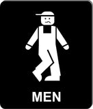 Funny bathroom sign 8 1/2 X 10 RESTROOM SIGN Aluminum men I have to pee so bad