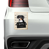 Wirehaired Vizsla Mugshot Bad Dog Fridge refrigerator Car Magnet