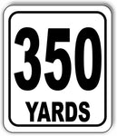 350 YARDS Distance Marker Running Race 5k Marathon Aluminum composite sign