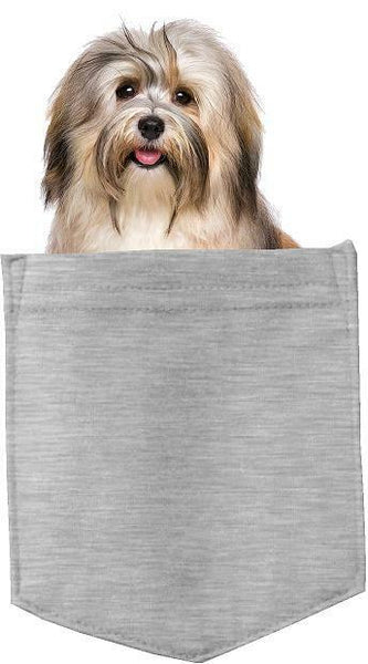 Havanese Dog in pocket Fridge Car Magnet Bumper Sticker App size 4"x7"