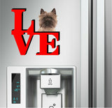Cairn Terrier Dog Love Park Cute Dog Fridge Refrigerator Car Magnet