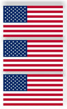 SET OF 3 American Flag Car MAGNET Magnetic Bumper Sticker Marines Army Navy