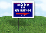 NEW HAMPSHIRE MADE IN RIGHT ARROW Yard Sign w Stand LAWN SIGN Single