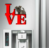 Affenpinscher Love Park Cute Dog Fridge Refrigerator Car Magnet
