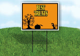 BEST TREATS Yard Sign with Stand LAWN SIGN