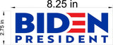 Joe Biden President 2024 Rectangle  MAGNET Magnetic  Sticker Democrat Election