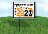 Perkiomen Valley High School Class of 2021 Graduation Yard Sign with Stand LAWN