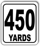 450 YARDS Distance Marker Running Race 5k Marathon Aluminum composite sign