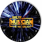 Best Musician in the Star Galaxy Wars Space Kitchen Living room Wall Clock